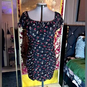 Pretty Floral Dress with Ruffles